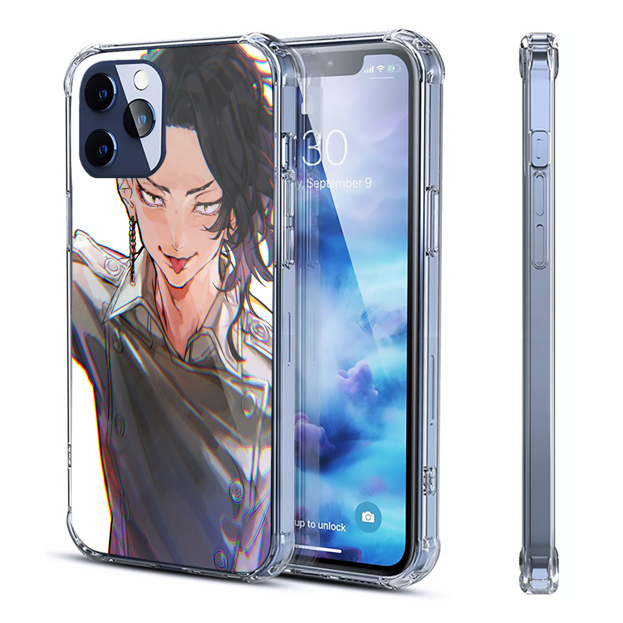 （画像用） 東京リベンジャーズ Tokyo Revengers 【iPhone 12シリーズ対応】透明スマホケース（クリアソフトケース）